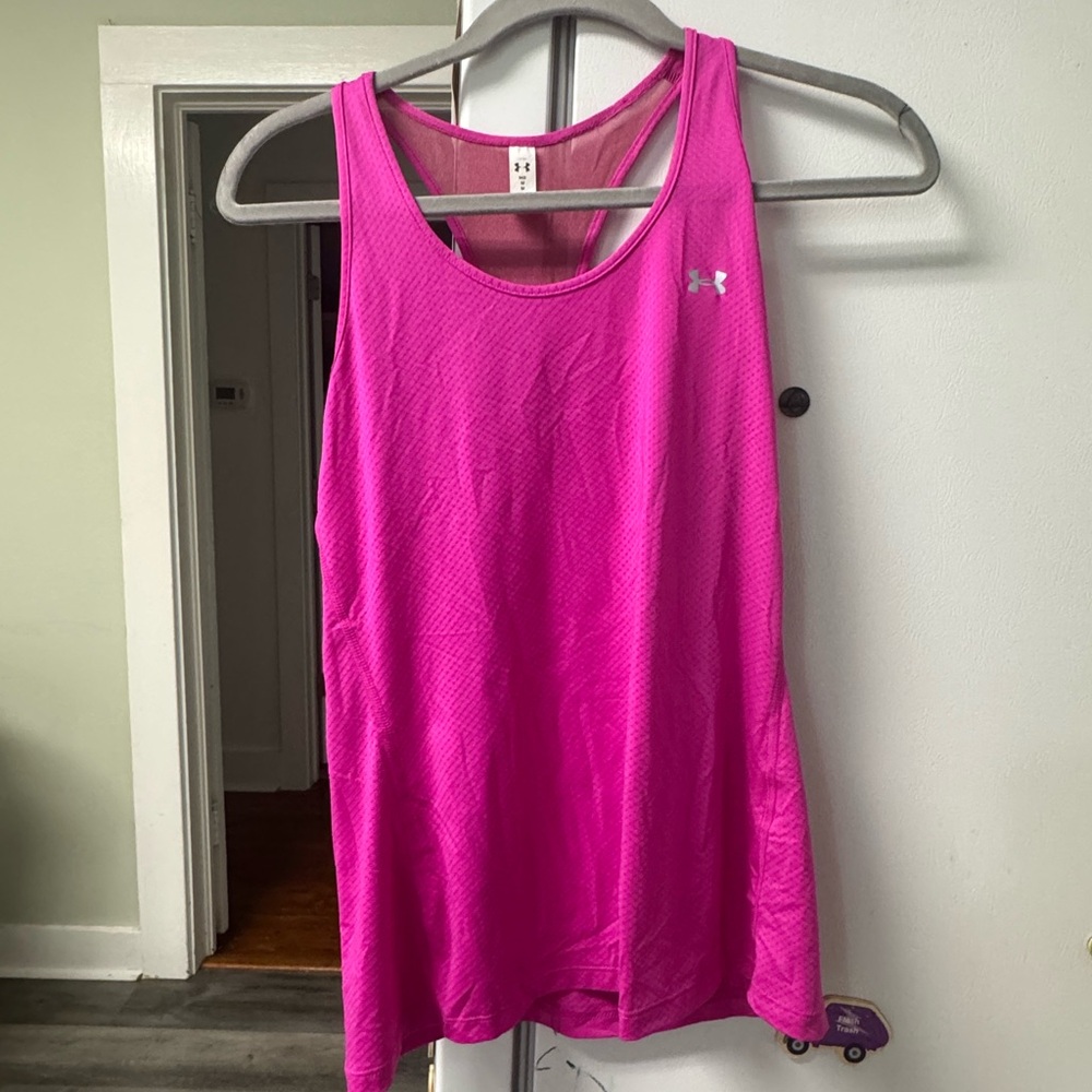 Under Armour Women's Bright Pink Tank Top